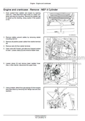 Photo 11 - New Holland 130 Speedrower Tier 3 Service Manual Self Propelled Windrower 47904523
