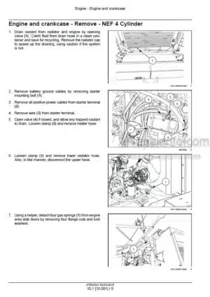 Photo 1 - New Holland 130 Speedrower Tier 3 Service Manual Self Propelled Windrower 47904523