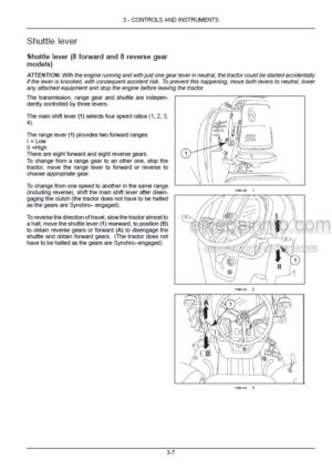 Photo 3 - New Holland T3.50F T3.55F T3.65F T3.75F Operators Manual Tractor