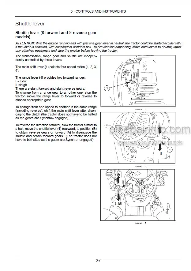 Photo 1 - New Holland T3.50F T3.55F T3.65F T3.75F Operators Manual Tractor