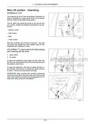 Photo 1 - New Holland T3.60F T3.70F T3.80F Operators Manual Tractor
