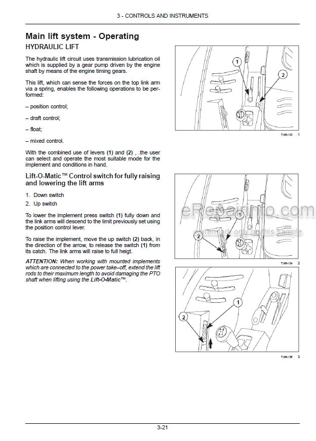 Photo 1 - New Holland T3.60F T3.70F T3.80F Operators Manual Tractor