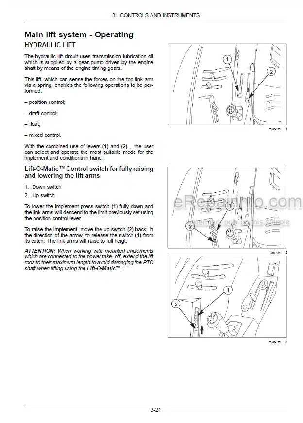 Photo 1 - New Holland T3.60F T3.70F T3.80F Operators Manual Tractor