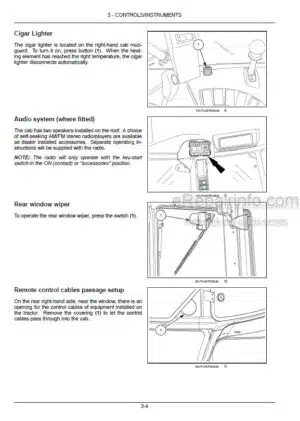 Photo 7 - New Holland T4.80V T4.90V T4.100V T4.110V Operators Manual Tractor