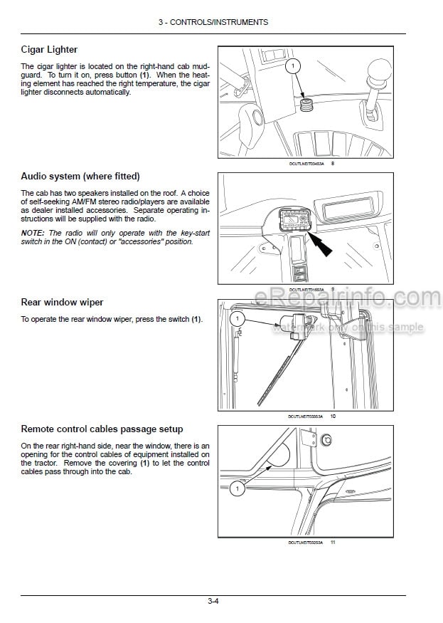 Photo 1 - New Holland T4.115 Operators Manual Tractor