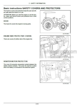 Photo 7 - New Holland T4.65 T4.75 Powerstar Operators Manual Tractor 47955162
