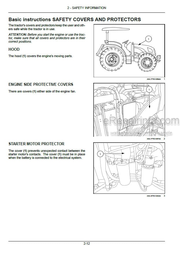 Photo 1 - New Holland T4.55S T4.65S T4.75S Operators Manual Tractor