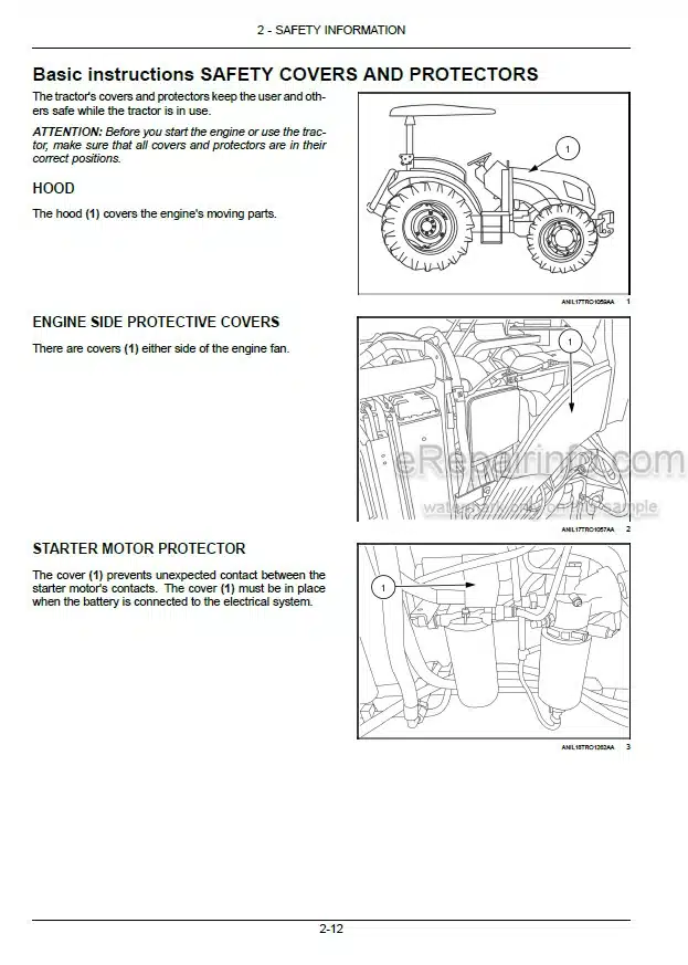 Photo 1 - New Holland T4.55S T4.65S T4.75S Operators Manual Tractor