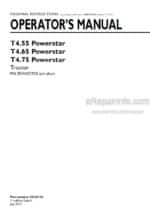 Photo 4 - New Holland T4.55 T4.65 T4.75 Powerstar Operators Manual Tractor 48129102