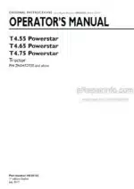 Photo 4 - New Holland T4.55 T4.65 T4.75 Powerstar Operators Manual Tractor 48129102