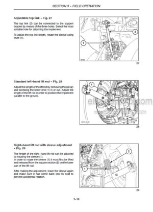 Photo 6 - New Holland Workmaster 35 40 Tier 4B Final Operators Manual Compact Tractor 51485746