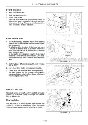 Photo 1 - New Holland T4.65V T4.75V T4.85V T4.95V T4.105V Operators Manual Tractor 48077130
