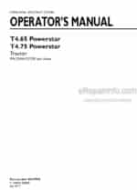 Photo 3 - New Holland T4.65 T4.75 Powerstar Operators Manual Tractor 48129908
