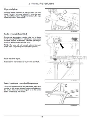 Photo 7 - New Holland T4.65V T4.75V T4.85V T4.95V T4.105V Operators Manual Tractor 48077130
