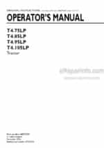 Photo 4 - New Holland T4.75LP T4.85LP T4.95LP T4.105LP Operators Manual Tractor 48077235