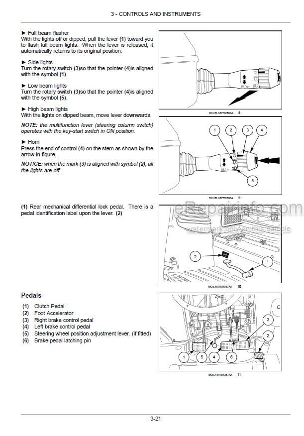 Photo 1 - New Holland T4.75 T4.85 T4.95 T4.105 T4.115 Operators Manual Tractor 48071323