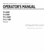 Photo 4 - New Holland T4.80F T4.90F T4.100F T4.110F Operators Manual Tractor