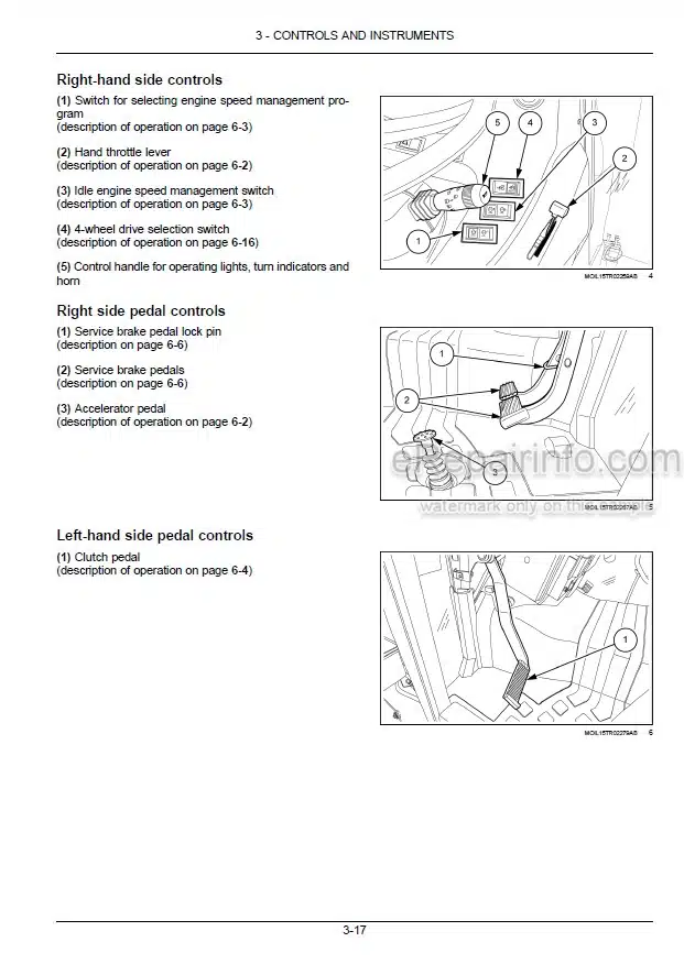 Photo 1 - New Holland T4.80F T4.90F T4.100F T4.110F With PIN Operators Manual Tractor