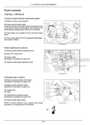 Photo 7 - New Holland T7.175 T7.190 T7.210 T7.225 Sidewinder II Auto Command Tier 4B Final Operators Manual Tractor