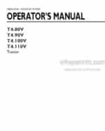 Photo 3 - New Holland T4.80V T4.90V T4.100V T4.110V Operators Manual Tractor