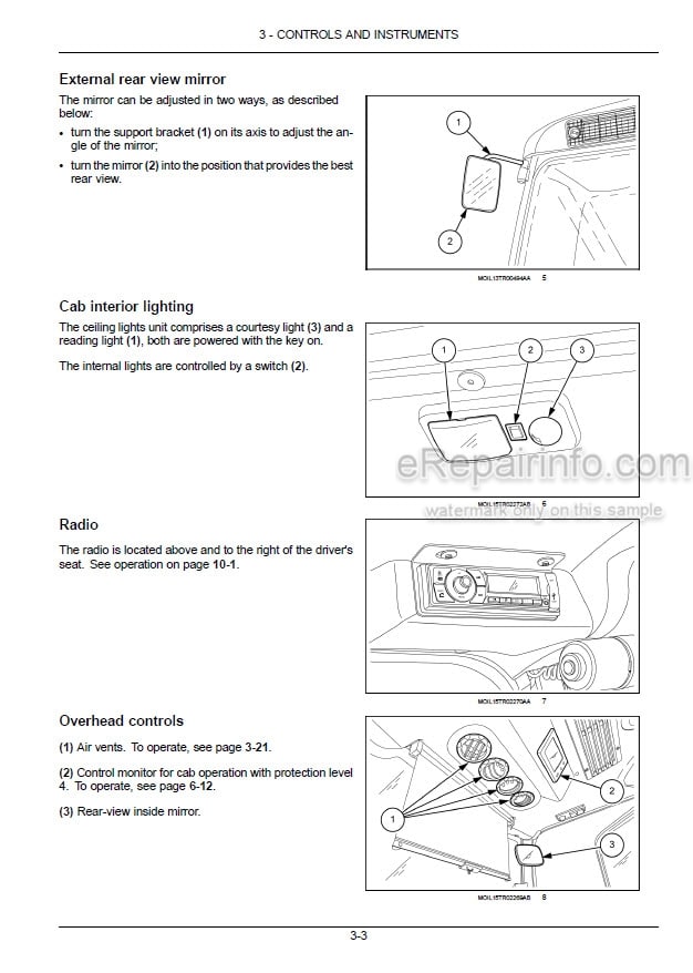 Photo 1 - New Holland T4.80V T4.90V T4.100V T4.110V Operators Manual Tractor
