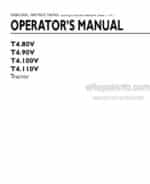 Photo 3 - New Holland T4.80V T4.90V T4.100V T4.110V Operators Manual Tractor