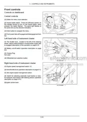 Photo 3 - New Holland T4.80V T4.90V T4.100V T4.110V Operators Manual Tractor