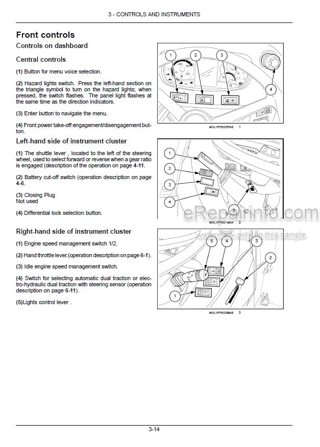 Photo 1 - New Holland T4.80V T4.90V T4.100V T4.110V Operators Manual Tractor