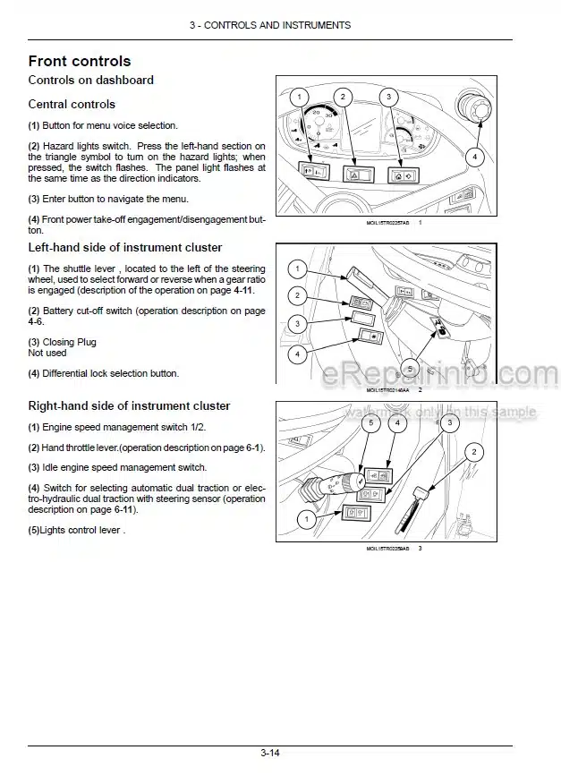 Photo 1 - New Holland T4.80V T4.90V T4.100V T4.110V Operators Manual Tractor