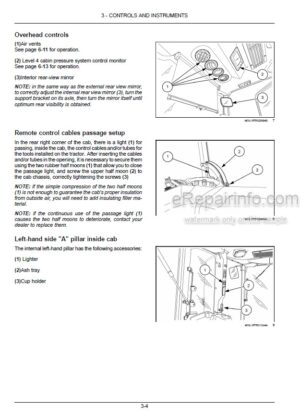 Photo 1 - New Holland T4.80V T4.90V T4.100V T4.110V Operators Manual Tractor With PIN