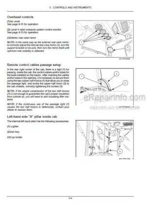 Photo 1 - New Holland T4.80V T4.90V T4.100V T4.110V Operators Manual Tractor With PIN