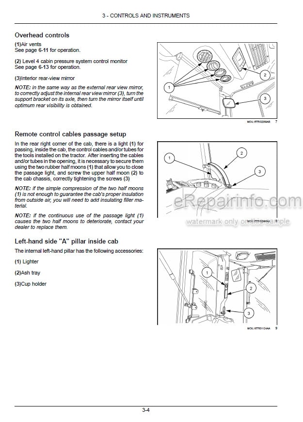 Photo 1 - New Holland T4.80V T4.90V T4.100V T4.110V Operators Manual Tractor With PIN