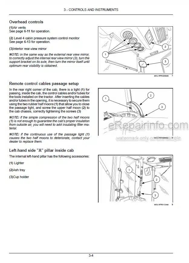 Photo 1 - New Holland T4.80V T4.90V T4.100V T4.110V Operators Manual Tractor With PIN