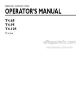 Photo 4 - New Holland T4.85 T4.95 T4.105 Operators Manual Tractor