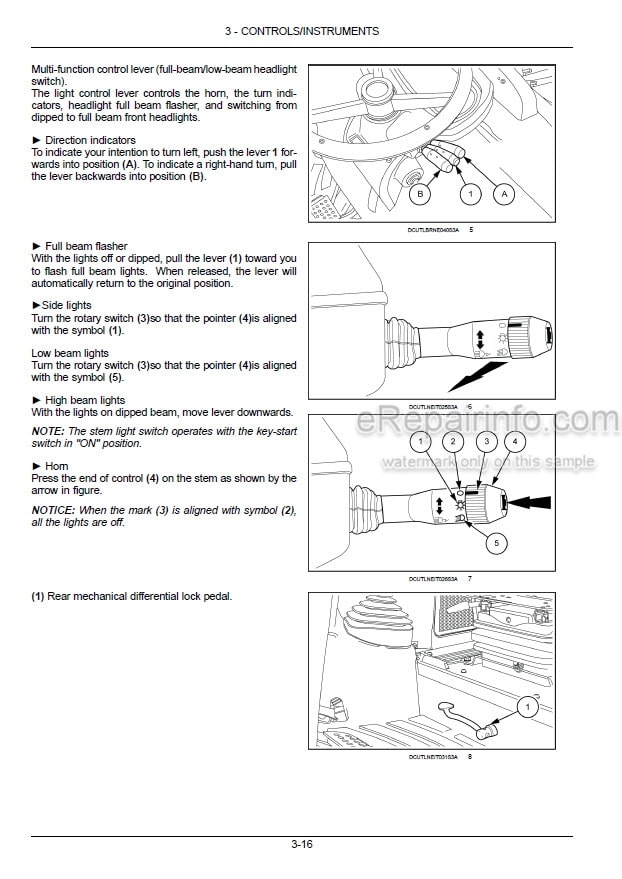 Photo 1 - New Holland T4.85 T4.95 T4.105 Operators Manual Tractor