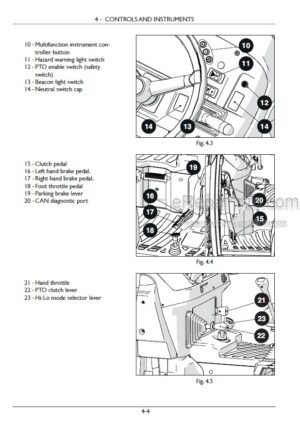Photo 1 - New Holland T4.90FB T4.100FB T4.110FB Operators Manual Tractor 51427774