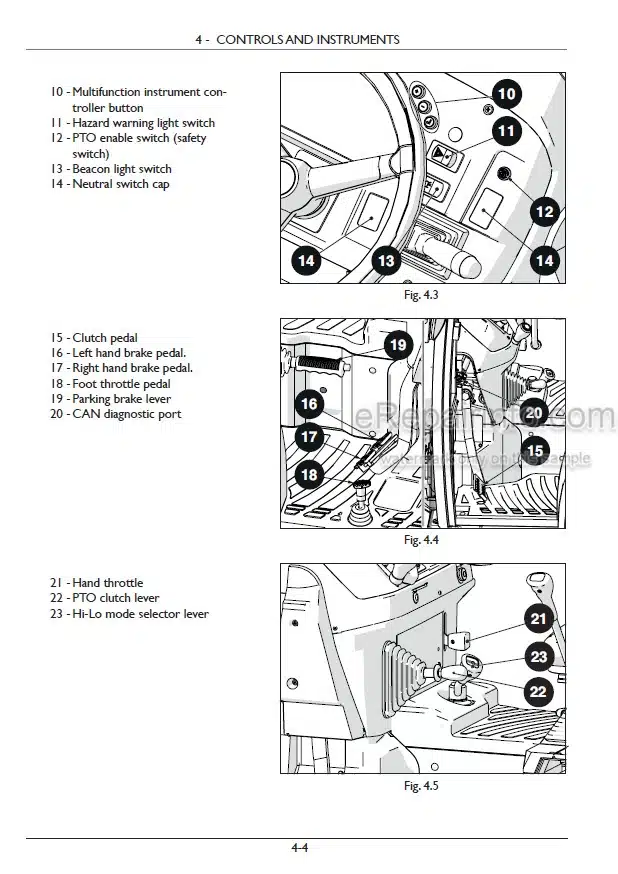 Photo 1 - New Holland T4.90FB T4.100FB T4.110FB Operators Manual Tractor 51427774