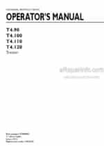 Photo 4 - New Holland T4.90 T4.100 T4.110 T4.120 Operators Manual Tractor 47945453