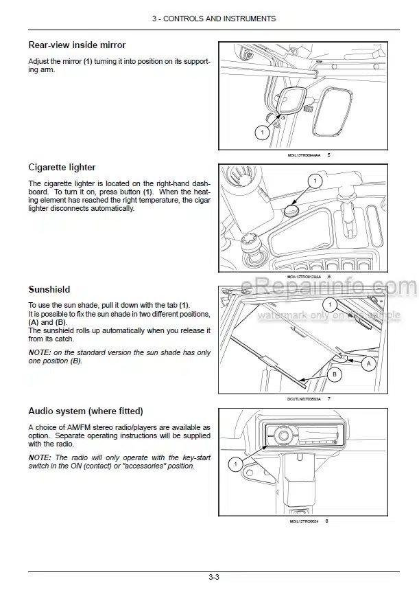 Photo 1 - New Holland T5.100 T5.110 T5.120 Electro Command Operators Manual Tractor