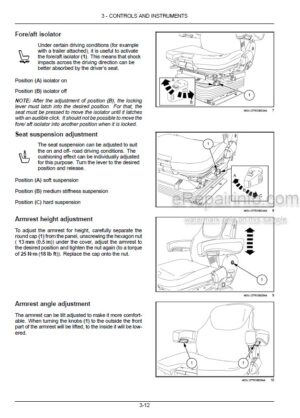 Photo 6 - New Holland T7.175 T7.190 T7.210 T7.225 Sidewinder II Auto Command Tier 4B Final Operators Manual Tractor