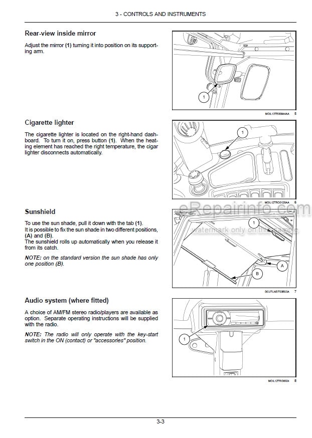 Photo 1 - New Holland T5.120 Electro Command Operators Manual Tractor 51524834
