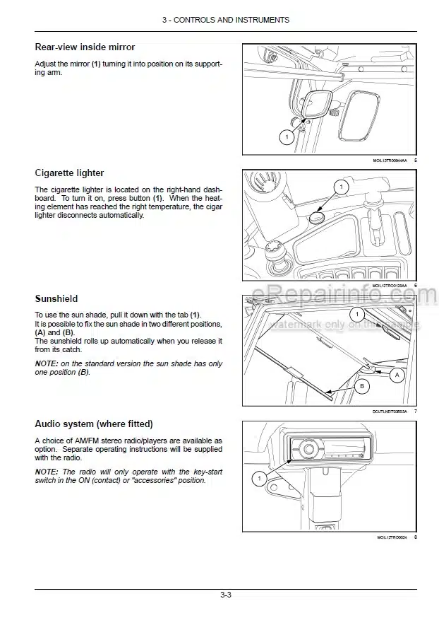 Photo 1 - New Holland T5.120 Electro Command Operators Manual Tractor 51524834