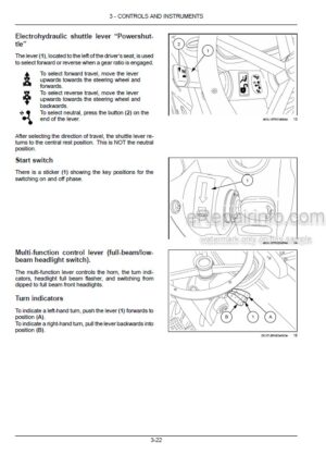 Photo 7 - New Holland T4.65 T4.75 Powerstar Operators Manual Tractor 48129908