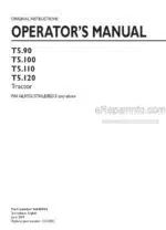 Photo 3 - New Holland T5.90 T5.100 T5.110 T5.120 Operators Manual Tractor 51640945