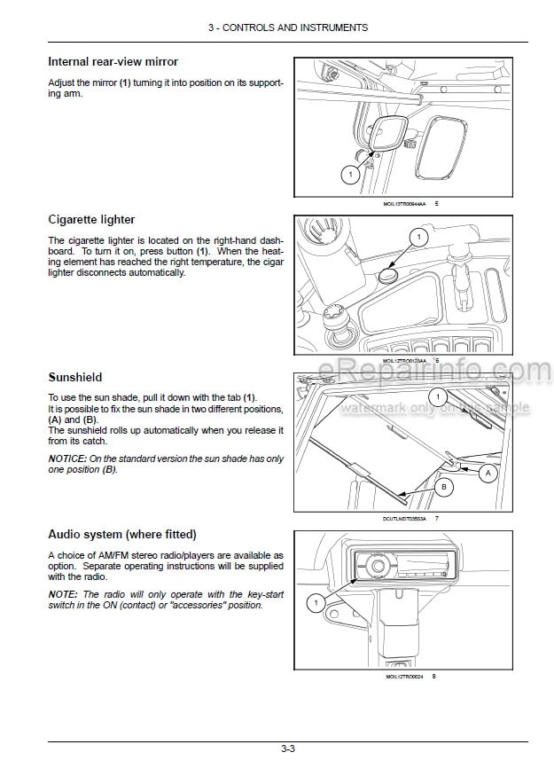 Photo 1 - New Holland T5.95 T5.105 T5.115 Electro Command Operators Manual Tractor