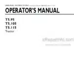 Photo 4 - New Holland T5.95 T5.105 T5.115 Operators Manual Tractor