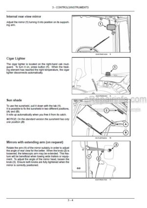 Photo 7 - New Holland T7.290 T7.315 Auto Command Tier 4B Final Operators Manual Tractor 51533502