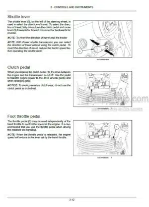 Photo 1 - New Holland T6.110 T6.120 T6.130 Operators Manual Tractor