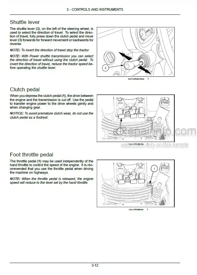 Photo 1 - New Holland T6.110 T6.120 T6.130 Operators Manual Tractor