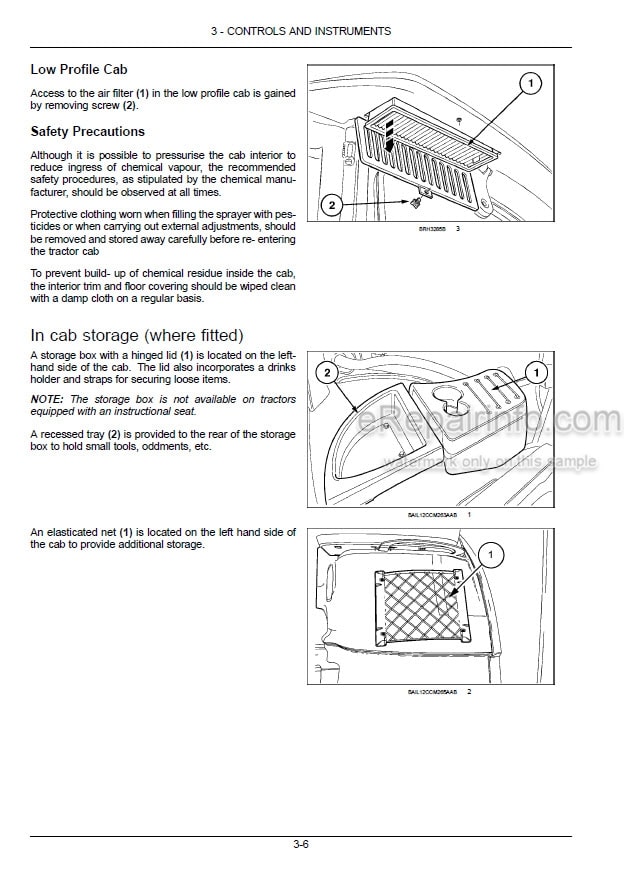 Photo 1 - New Holland T6.120 T6.140 T6.150 T6.155 T6.160 T6.165 T6.175 Operators Manual Tractor